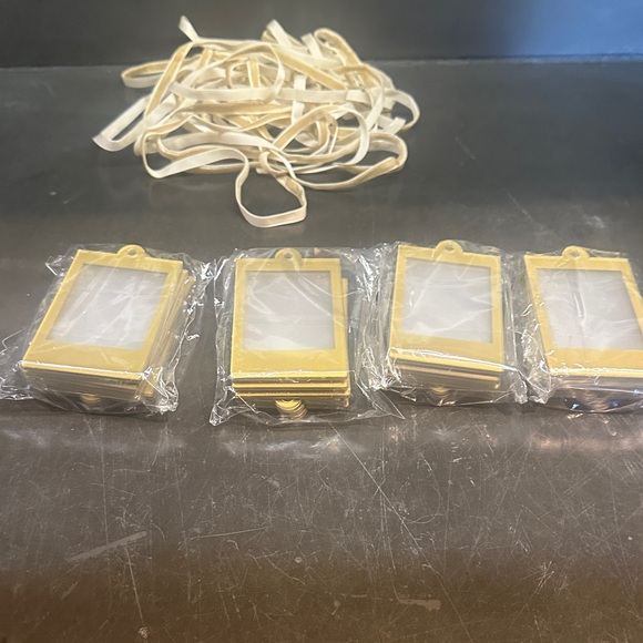 Gold Frame Name Tags - Picture 2 of 2